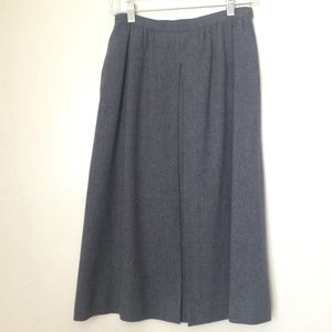 Pendleton light blue vintage wool pleated skirt classic style